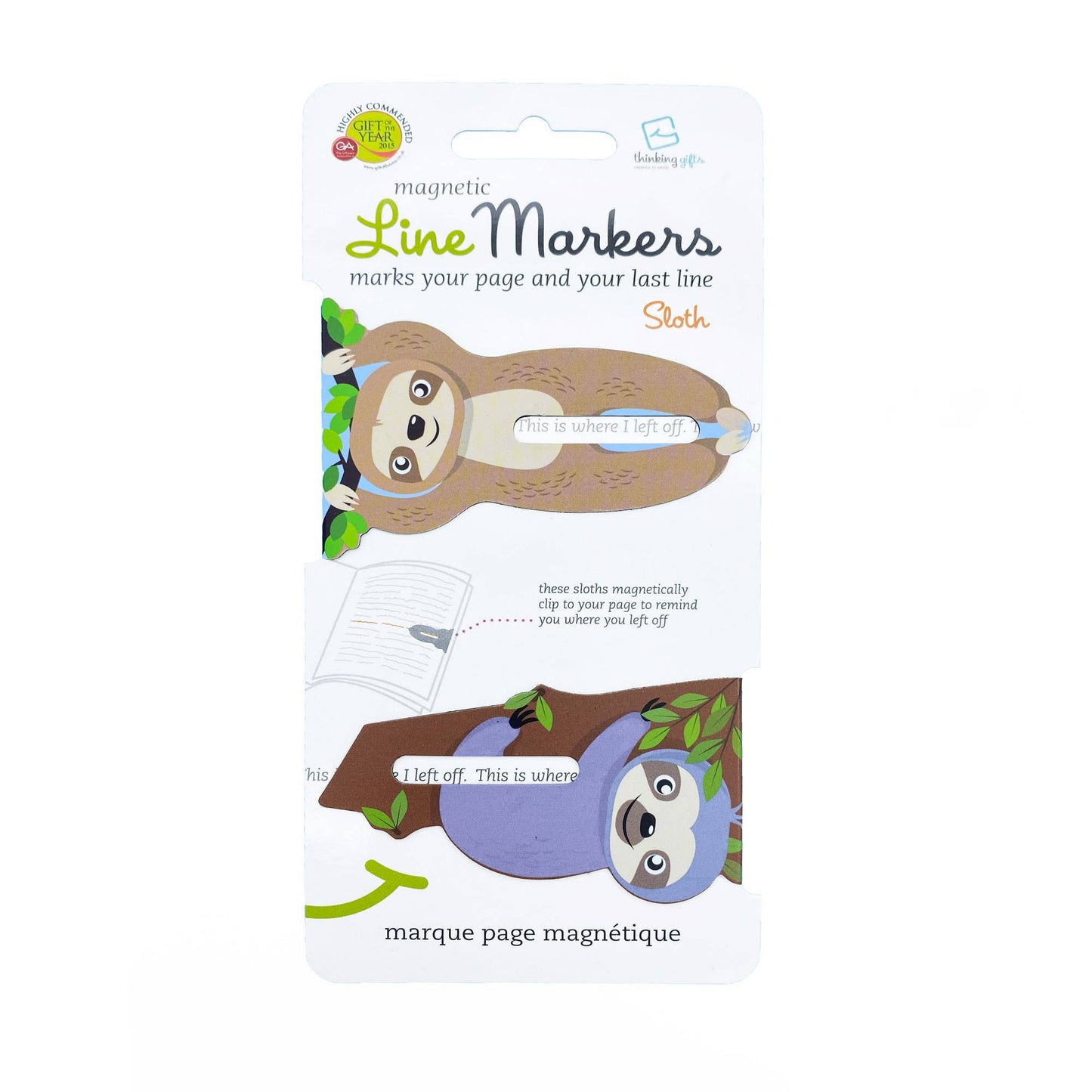 Linemarkers Set of 2 Magnetic Bookmarks/Page Marker -  from The Bookhouse Broughty Ferry- Just £2.99! Shop now