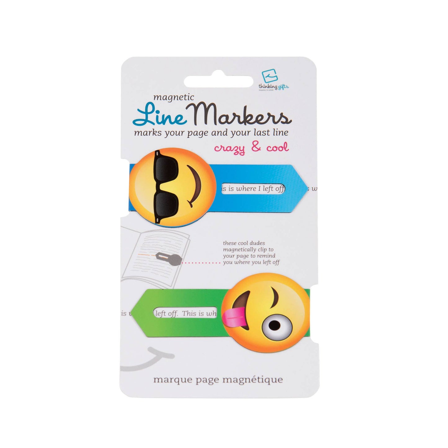 Linemarkers Set of 2 Magnetic Bookmarks/Page Marker -  from The Bookhouse Broughty Ferry- Just £2.99! Shop now