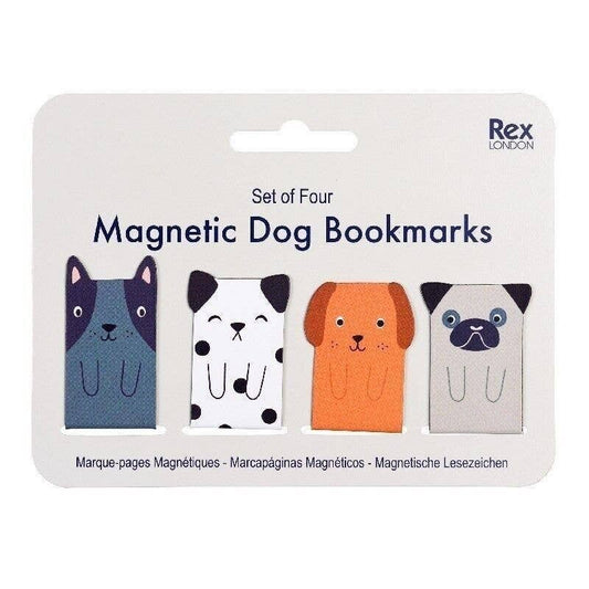 Magnetic Dog Bookmarks (Set of 4) - Bookmark from The Bookhouse Broughty Ferry- Just £2.95! Shop now