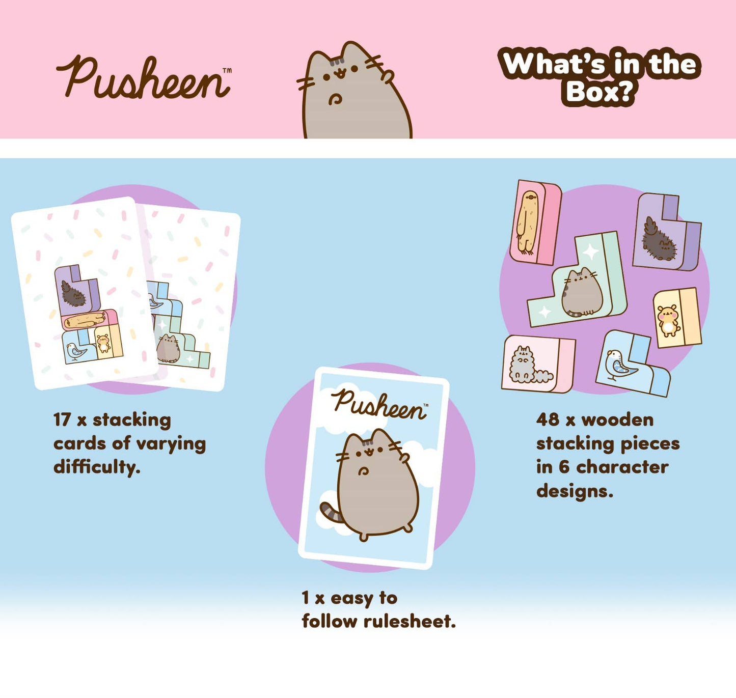 Pusheen Stacking Board Game for 2-6 Players -  from The Bookhouse Broughty Ferry- Just £12.99! Shop now