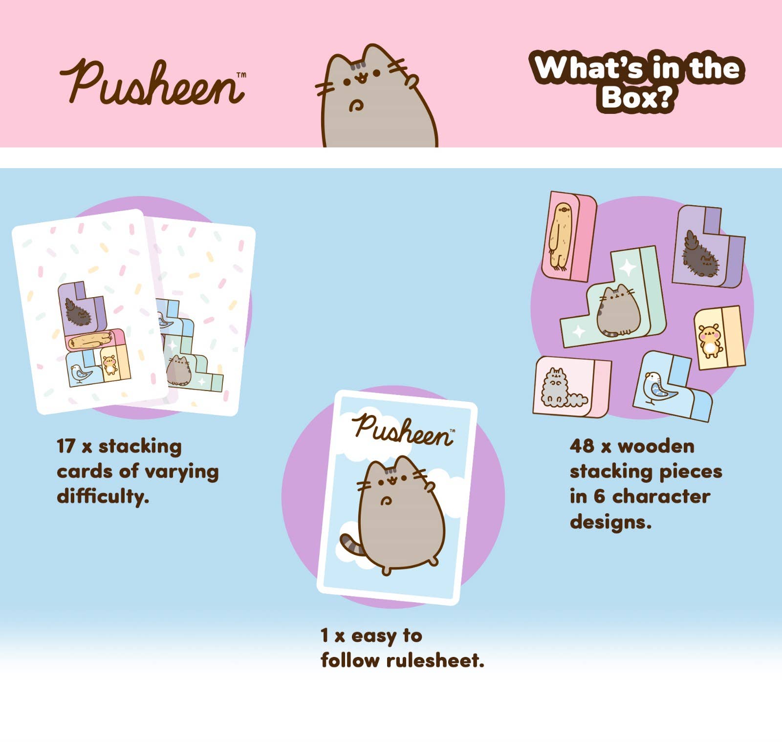 Pusheen Stacking Board Game for 2-6 Players -  from The Bookhouse Broughty Ferry- Just £12.99! Shop now