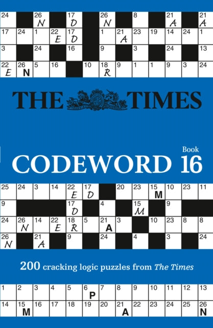 The Times Codeword 16 : 200 Cracking Logic Puzzles - Book from The Bookhouse Broughty Ferry- Just £7.99! Shop now