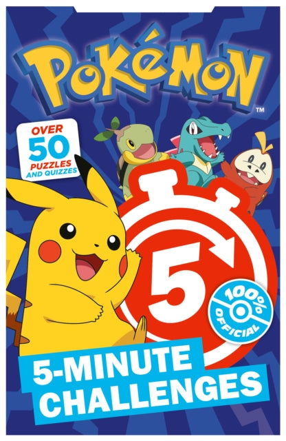 Pokemon 5-Minute Challenges - Book from The Bookhouse Broughty Ferry- Just £5.99! Shop now
