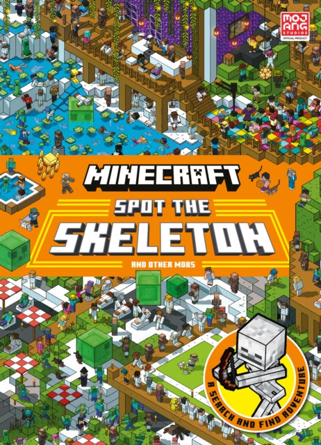 Minecraft Spot the Skeleton Search and Find - Book from The Bookhouse Broughty Ferry- Just £10.99! Shop now