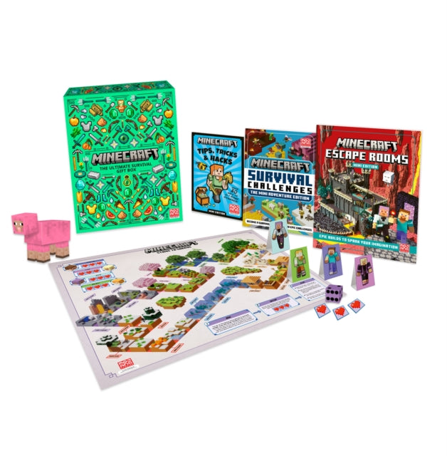 Minecraft The Ultimate Survival Gift Box - Book from The Bookhouse Broughty Ferry- Just £14.99! Shop now