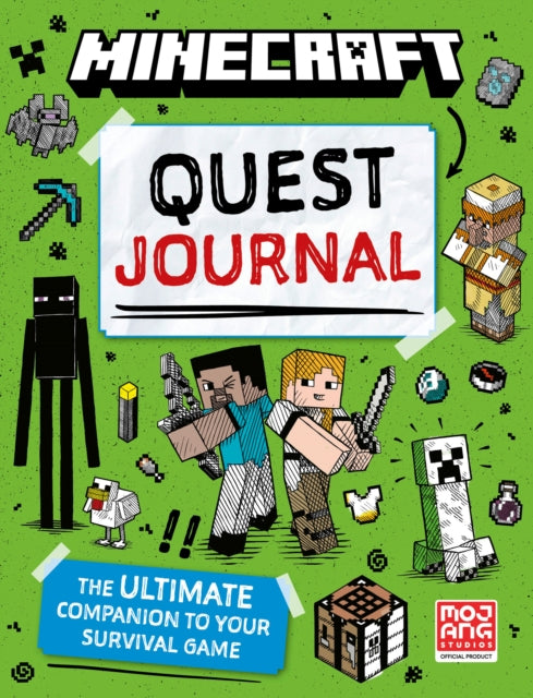 Minecraft Quest Journal - Book from The Bookhouse Broughty Ferry- Just £9.99! Shop now