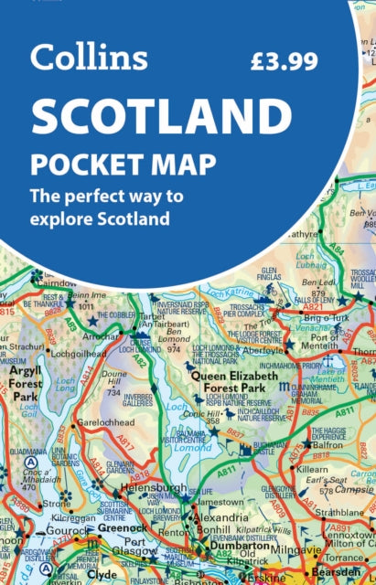 Scotland Pocket Map : The Perfect Way to Explore Scotland - Book from The Bookhouse Broughty Ferry- Just £3.99! Shop now