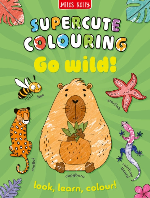 Go Wild! : Colour and Learn - Book from The Bookhouse Broughty Ferry- Just £4.99! Shop now