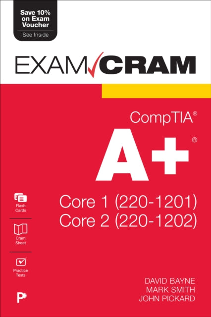 CompTIA A+ Core 1 (220-1201) and Core 2 (220-1202) Exam Cram - Book from The Bookhouse Broughty Ferry- Just £47.99! Shop now