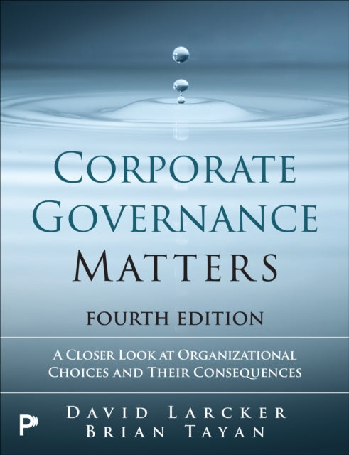 Corporate Governance Matters - Book from The Bookhouse Broughty Ferry- Just £55.99! Shop now