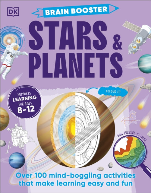 Brain Booster Stars and Planets - Book from The Bookhouse Broughty Ferry- Just £9.99! Shop now