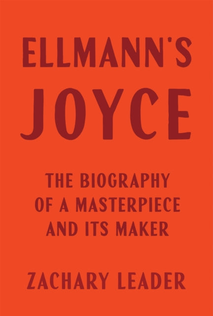 Ellmann's Joyce - Book from The Bookhouse Broughty Ferry- Just £29.95! Shop now