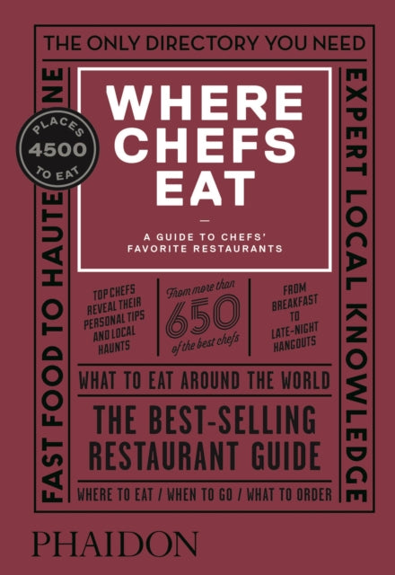 Where Chefs Eat - Book from The Bookhouse Broughty Ferry- Just £19.95! Shop now