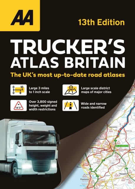 AA Trucker's Atlas - Book from The Bookhouse Broughty Ferry- Just £17.99! Shop now