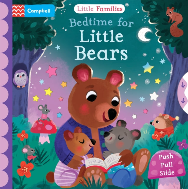 Bedtime for Little Bears : A Push Pull Slide Book - Book from The Bookhouse Broughty Ferry- Just £6.99! Shop now