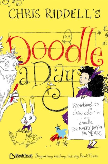 Chris Riddells Doodle-a-Day : Something to Draw, Colour In or Doodle - For Every Day of the Year! - Book from The Bookhouse Broughty Ferry- Just £9.99! Shop now