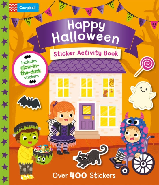 Happy Halloween Sticker Activity Book : With over 400 stickers - Book from The Bookhouse Broughty Ferry- Just £6.99! Shop now