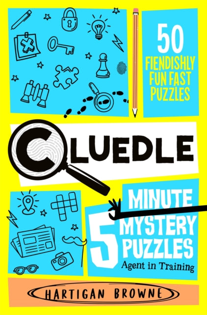 Cluedle - 5 Minute Mystery Puzzles: Agent in Training - Book from The Bookhouse Broughty Ferry- Just £5.99! Shop now