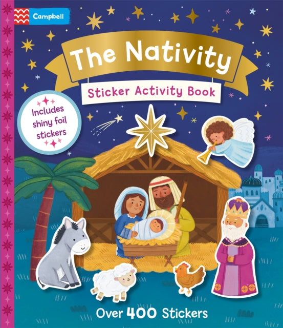 The Nativity Sticker Activity Book : With over 400 stickers - Book from The Bookhouse Broughty Ferry- Just £6.99! Shop now