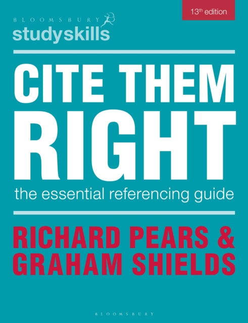 Cite Them Right - Book from The Bookhouse Broughty Ferry- Just £15.99! Shop now