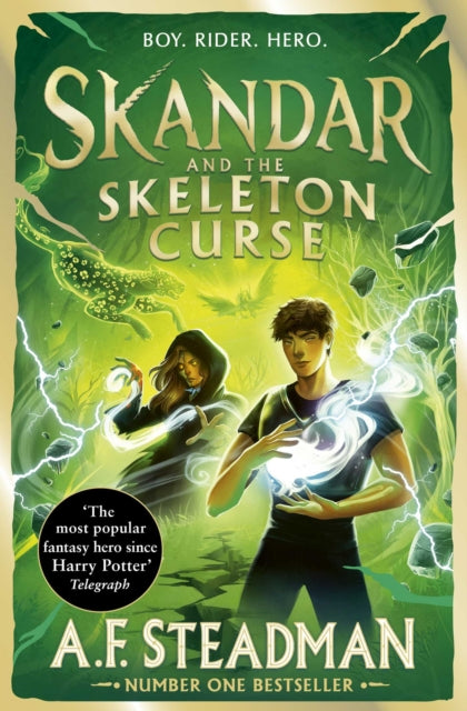 Skandar and the Skeleton Curse : GO ALL IN for the National Year of Reading with the penultimate book in the biggest fantasy adventure series since Harry Potter - Book from The Bookhouse Broughty Ferry- Just £7.99! Shop now