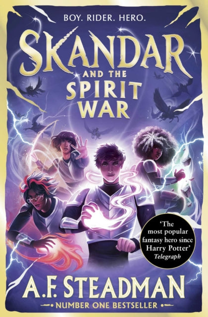 Skandar and the Spirit War : GO ALL IN for the National Year of Reading with the unmissable finale to the biggest fantasy adventure series since Harry Potter! - Book from The Bookhouse Broughty Ferry- Just £7.99! Shop now