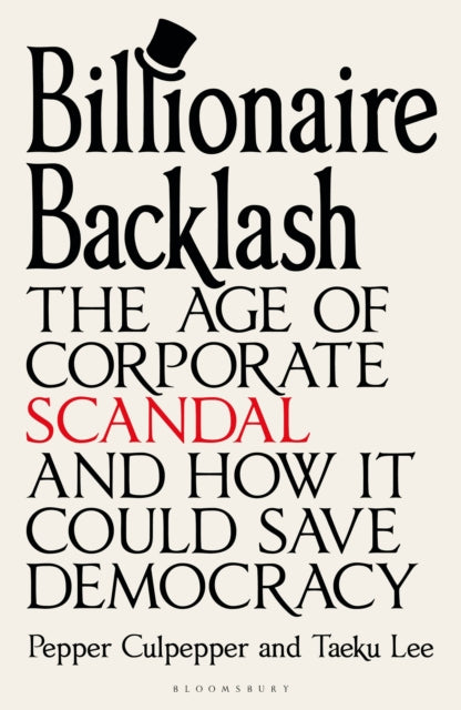Billionaire Backlash - Book from The Bookhouse Broughty Ferry- Just £20! Shop now