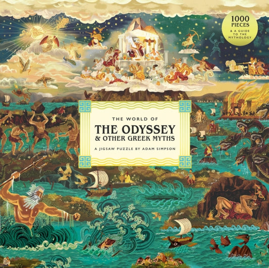 The World of the Odyssey & Other Greek Myths : A 1000-piece jigsaw puzzle by Adam Simpson - Book from The Bookhouse Broughty Ferry- Just £18.99! Shop now