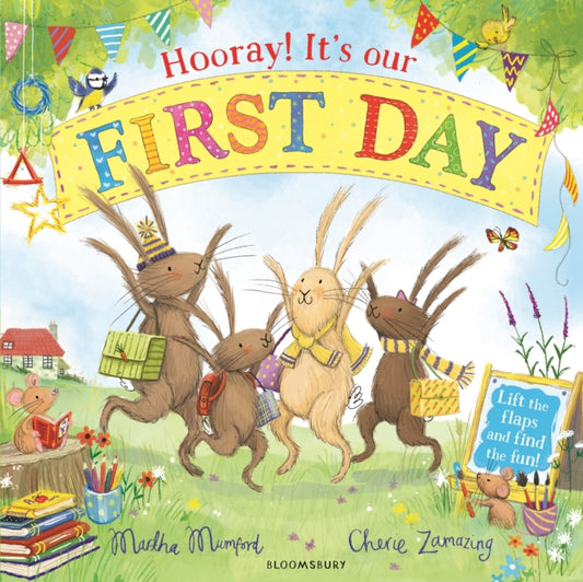 Hooray! Its Our First Day : A Lift-the-Flap Adventure - Book from The Bookhouse Broughty Ferry- Just £7.99! Shop now
