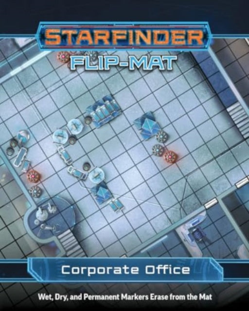 Starfinder Flip-Mat: Corporate Office - Book from The Bookhouse Broughty Ferry- Just £21.99! Shop now