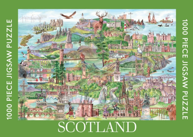 Scotland: 1000 Piece Jigsaw - Book from The Bookhouse Broughty Ferry- Just £19.99! Shop now
