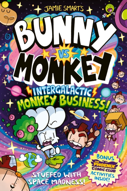 Bunny vs Monkey: Intergalactic Monkey Business! (a Phoenix Comic Book): Winner of the British Book Award for Best Graphic Novel - Book from The Bookhouse Broughty Ferry- Just £9.99! Shop now