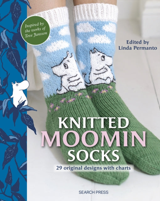 Knitted Moomin Socks - Book from The Bookhouse Broughty Ferry- Just £15.99! Shop now