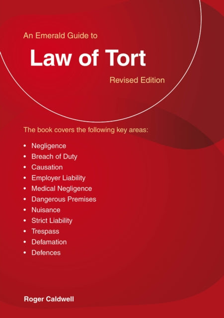 An Emerald Guide To The Law Of Tort - Book from The Bookhouse Broughty Ferry- Just £10.99! Shop now