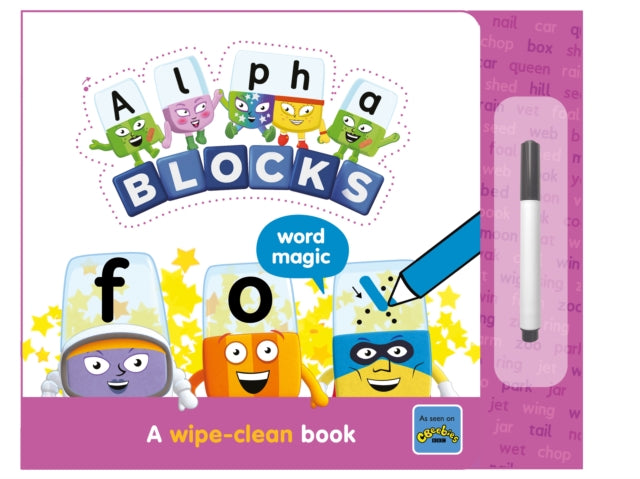 Alphablocks Word Magic: A Wipe-Clean Book - Book from The Bookhouse Broughty Ferry- Just £9.99! Shop now