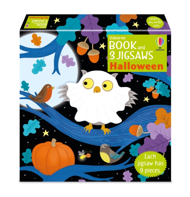 Usborne Book and 3 Jigsaws: Halloween - Book from The Bookhouse Broughty Ferry- Just £9.99! Shop now
