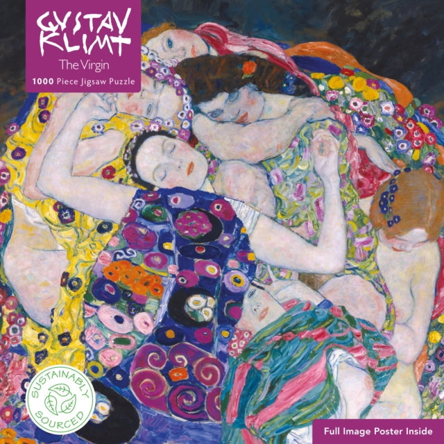 Adult Sustainable Jigsaw Puzzle Gustav Klimt: The Virgin - Book from The Bookhouse Broughty Ferry- Just £14.99! Shop now