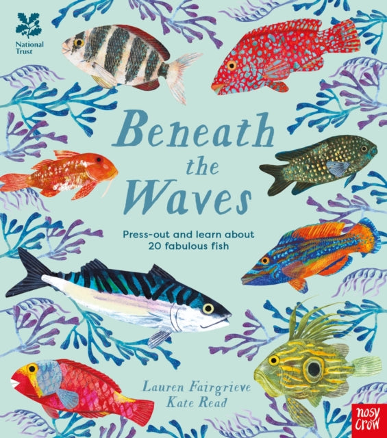 National Trust: Beneath the Waves : Press out and learn about 20 fabulous fish - Book from The Bookhouse Broughty Ferry- Just £12.99! Shop now