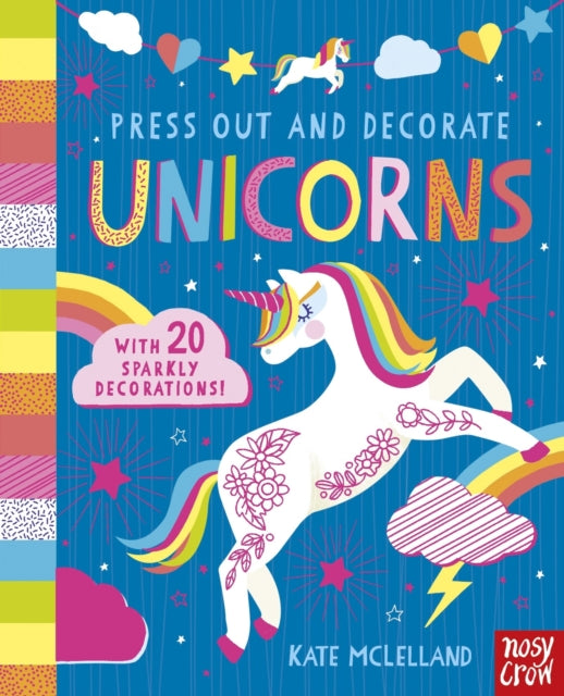 Press Out and Decorate: Unicorns - Book from The Bookhouse Broughty Ferry- Just £9.99! Shop now