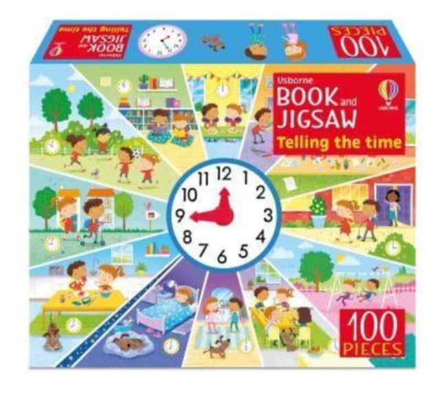 Usborne Book and Jigsaw Telling the Time - Book from The Bookhouse Broughty Ferry- Just £12.99! Shop now