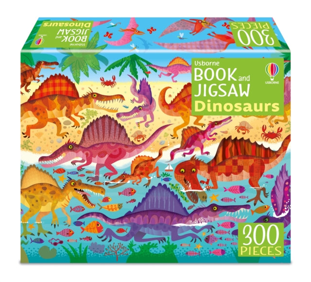 Usborne Book and Jigsaw Dinosaurs - Book from The Bookhouse Broughty Ferry- Just £12.99! Shop now