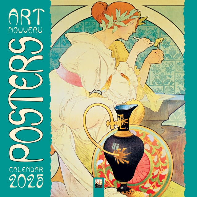 Art Nouveau Posters Wall Calendar 2025 (Art Calendar) - Book from The Bookhouse Broughty Ferry- Just £10.99! Shop now