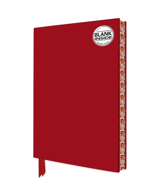 Ruby Red Blank Artisan Notebook (Flame Tree Journals) - Book from The Bookhouse Broughty Ferry- Just £10.99! Shop now