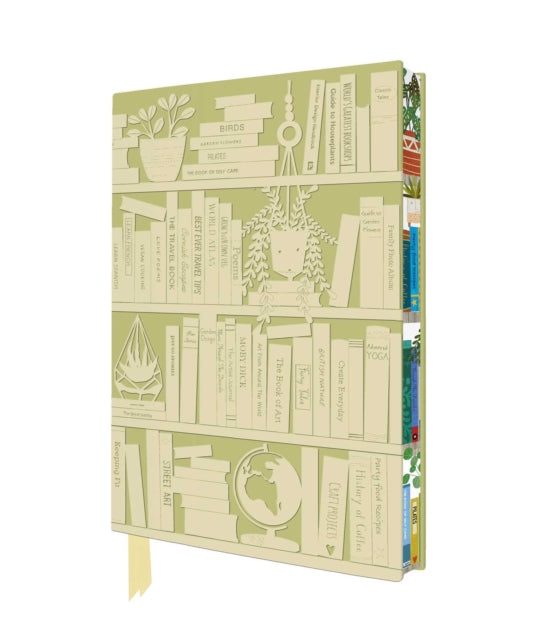 Georgia Breeze: Bookshelves Artisan Art Notebook (Flame Tree Journals) - Book from The Bookhouse Broughty Ferry- Just £10.99! Shop now