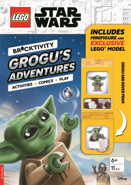 LEGO® Star Wars™: Grogu’s Adventure (with Grogu minifigure and exclusive hover pram model) - Book from The Bookhouse Broughty Ferry- Just £8.99! Shop now
