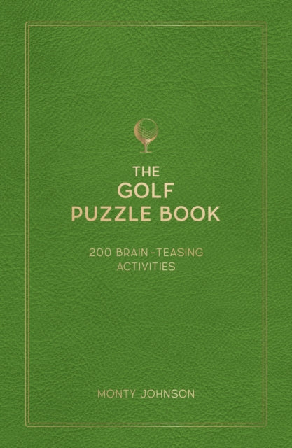 The Golf Puzzle Book - Book from The Bookhouse Broughty Ferry- Just £12.99! Shop now