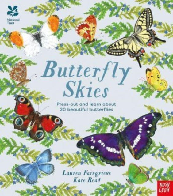National Trust: Butterfly Skies : Press out and learn about 20 beautiful butterflies - Book from The Bookhouse Broughty Ferry- Just £12.99! Shop now