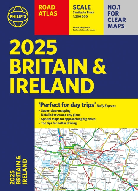 2025 Philip's Road Atlas Britain and Ireland - Book from The Bookhouse Broughty Ferry- Just £14.99! Shop now