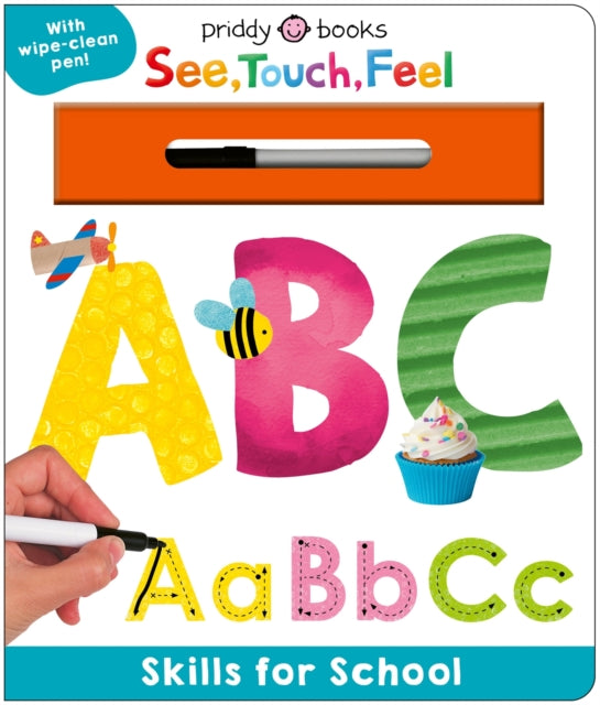 Skills for School: ABC (See, Touch, Feel) : With wipe-clean pen! - Book from The Bookhouse Broughty Ferry- Just £8.99! Shop now