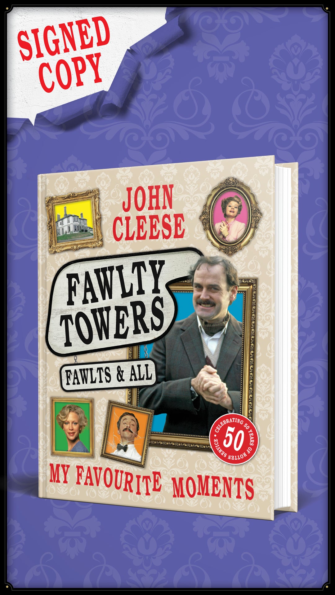 Fawlty Towers - SIGNED EDITION - Book from The Bookhouse Broughty Ferry- Just £22.50! Shop now